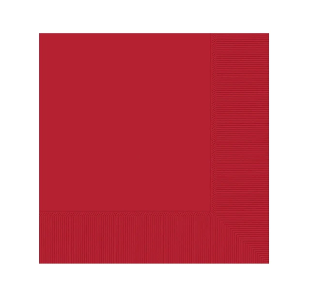 Apple Red Beverage Napkins Big Party Pack, 100 Ct.