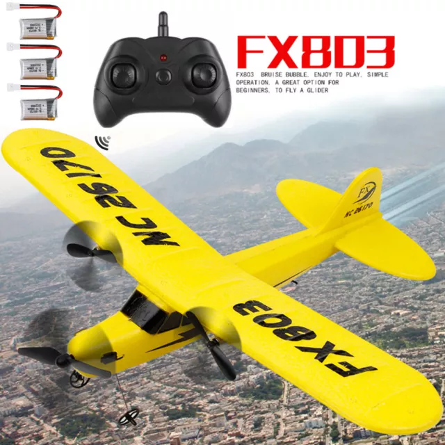 Remote Control FX-803 Fighter Jet Fixed Wing RC Airplane 2.4G Aircraft Plane UK