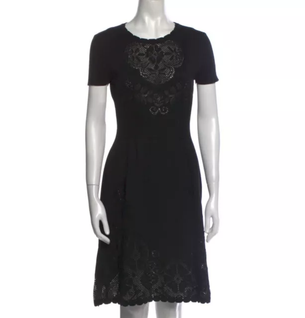 Valentino Black Dress Cotton Size M