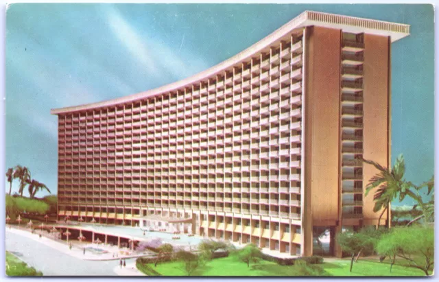 Postcard CA Century Plaza Hotel Century City Los Angeles c.1960's  L7