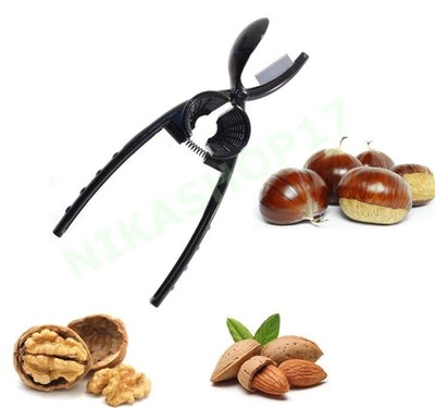 MXBXLG Schiaccianoci Multifunzionale Pinza per Castagne Morsetto in Noce Pinza in Noce Schiaccianoci in Acciaio Inossidabile Dadi in Metallo Schiaccianoci Adatto per Frutta Secca O Crostacei 