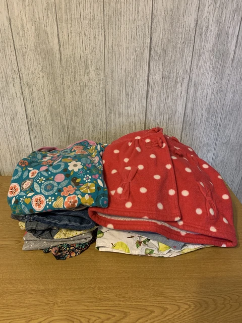 Pacchetto vestiti per bambine 9-12 mesi cappotto abito jeans top bambino crescita 15 articoli