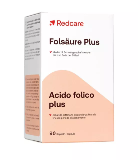 Acido Folico Plus Conf 90 Capsule Acido Folico Vitamina D e B12, Iodio