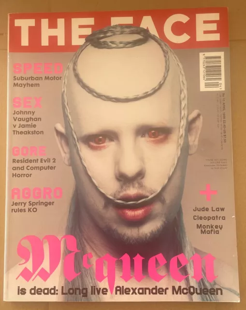 The Face Magazine April 1998 Vol3 #15 Exclusive Alexander Mcqueen By Nick Knight