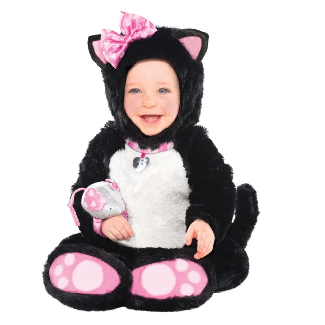 Costume gattino per bambina Itty bitty gattino 6-12 12-18 mesi + giocattolo