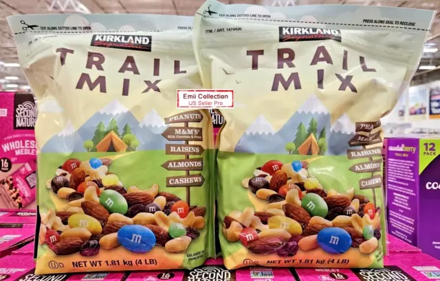 Kirkland Signature Trail Mix 4lb 1.81kg (2 Bags)