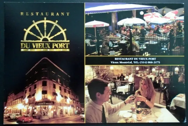 1990s+ Restaurant du Vieux Port, Vieux Montreal, Multiple Views, Canada