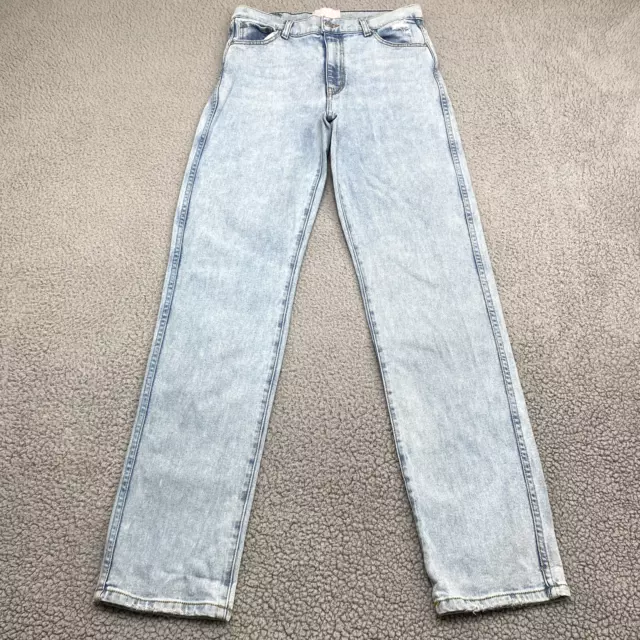 Revice Jeans Womens 29 Straight Leg High Rise Distressed Made In USA (31x33)