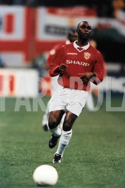 Foto Vintage Manchester United, Andy Cole stampa 22x15 cm