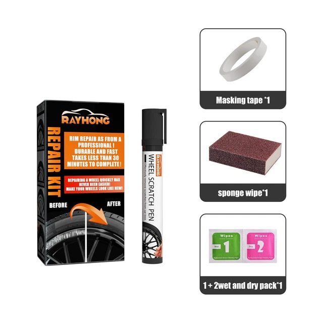 Penna riparazione auto penna colore auto vernice riparatrice superficie vernice nera