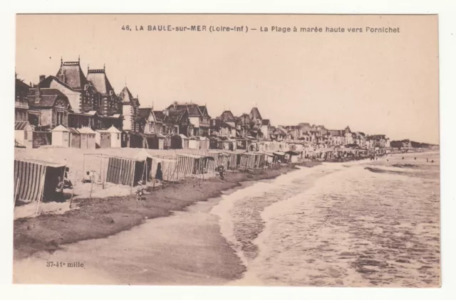 *** LA BAULE-sur-MER _ La Plage à marée haute vers Pornichet *** SD - CPA 2358