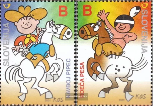 Slowenien 341-342 (kompl.Ausg.) postfrisch 2001 Comicfiguren