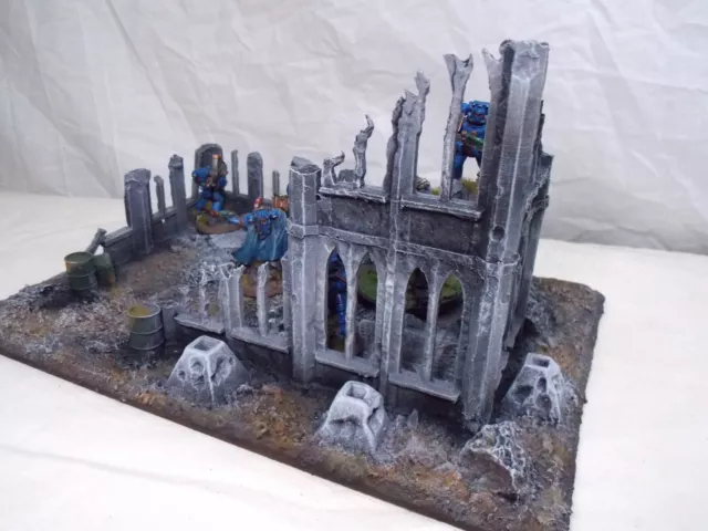 warhammer 40k,etc GOTHIC RUIN BUILDING terrain scenery