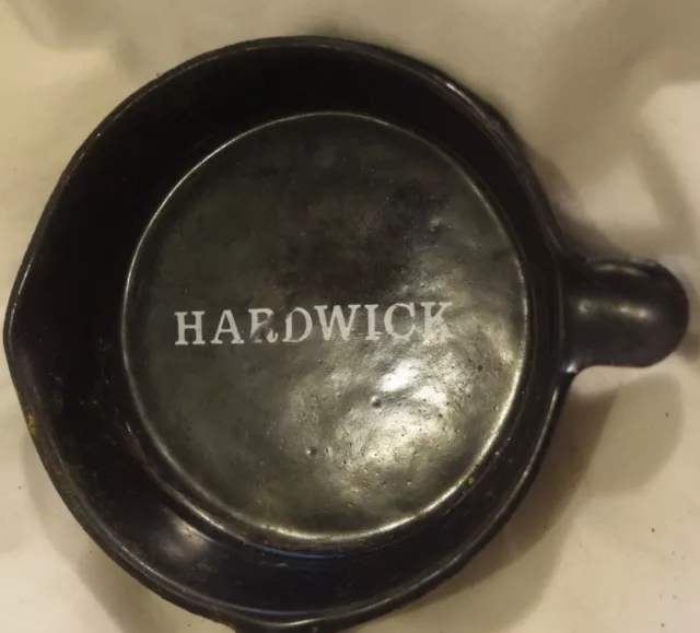 TS-014 Hardwick Oven Company Advertising Enameled Cast Iron Ashtray Skillet