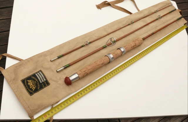 Pezon et Michel - Semi-Parabolic Prima 7'5 2/1 5wt Bamboo Rod - Freestone Vintage Tackle