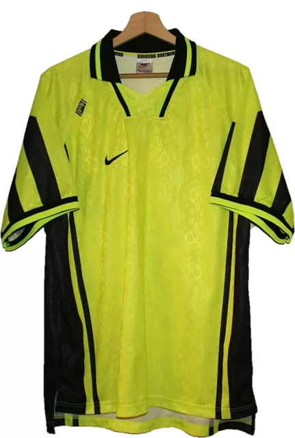 1994 Borussia Dortmund FC BVB Football Shirt Jersey NIKE size XL Tricot GERMANY
