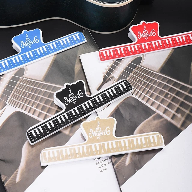Compact Music Note Clips for Guitar and Violin Lightweight and Durable