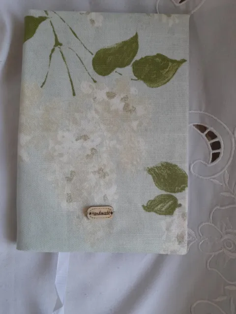 Handmade Fabric A5 Size Diary/book cover.   Pretty Floral Fabric