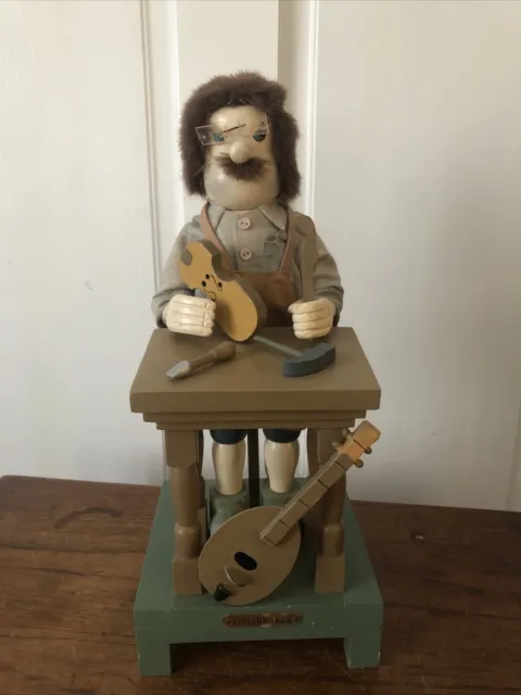 14” Vintage Artisan Collection Hand Crafted Nutcracker Violin Maker