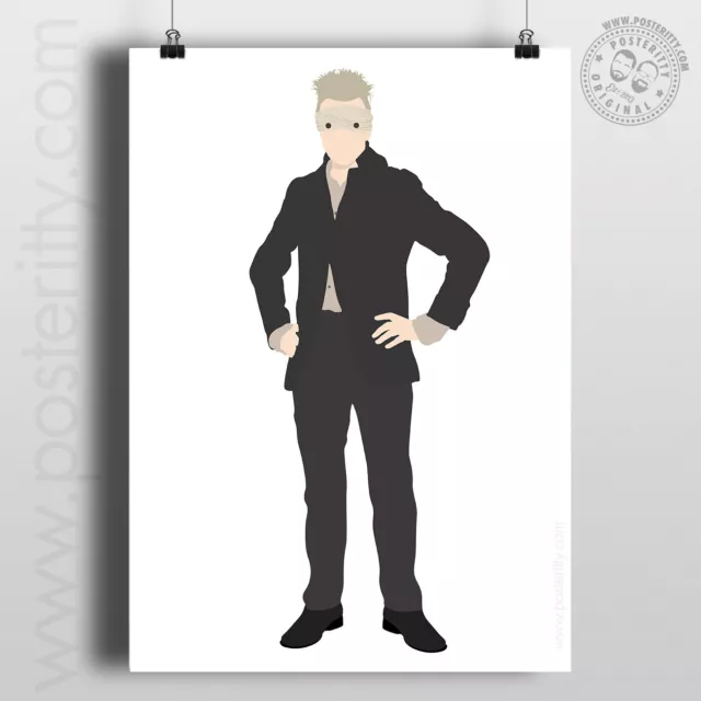 DAVID BOWIE - Blackstar Minimalist Poster Minimal Lazarus Print Art Major Tom