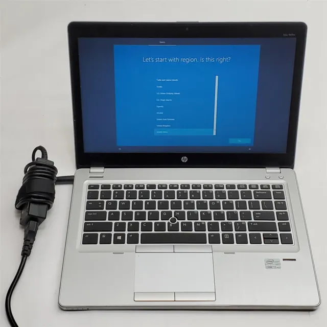 HP Folio 9470m Laptop Intel i7 3687U 2.10GHZ 14" HD+ 8GB 256GB mSATA Window 10