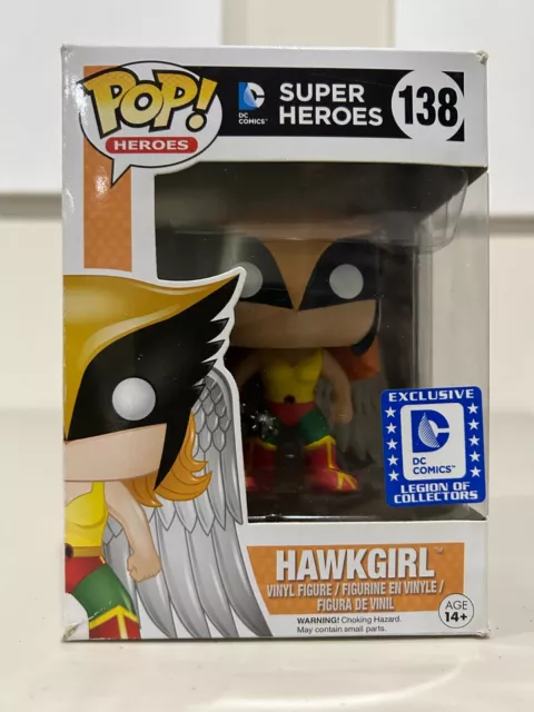 Funko POP! Heroes DC Comics Hawkgirl #138 *SEE PHOTOS* Funko POP! Heroes DC Comics Hawkgirl #138 *SEE PHOTOS*