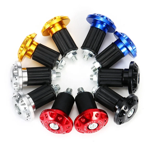 Paire De Bouchons D'extrémité De Guidon Vélo En Aluminium - 6 Couleurs Au Choix - Pour VTT, Vélo De Route