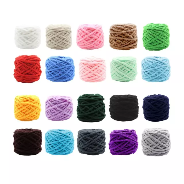 Thick Bulky Wool Yarn Soft Chunky Hand DIY Knitting Rove Crocheting Blanket  UK