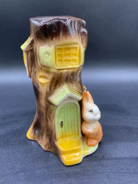 Rabbit Tree House Lamp Base 150mm - Eastgate Withernsea / Hornsea Style Pottery