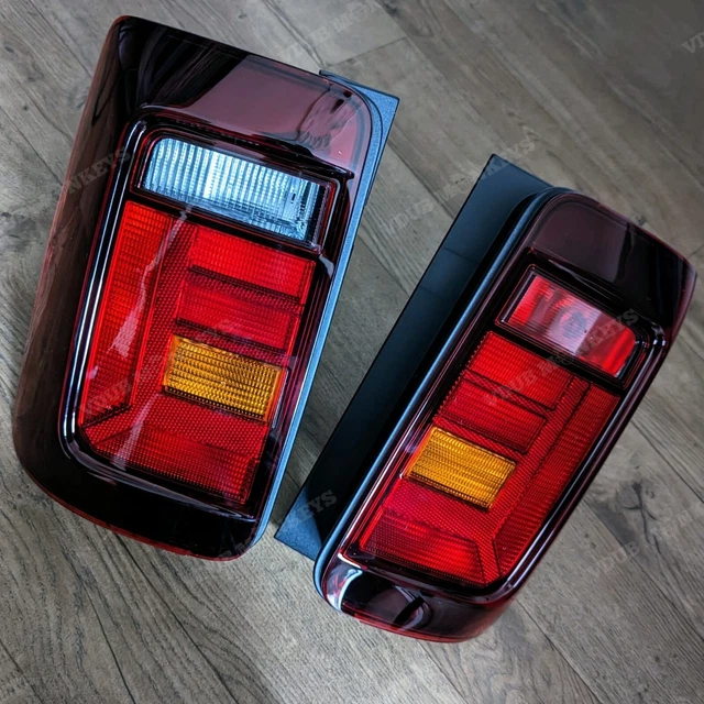 Vw caddy mk3 tailgate tail lights upgrade smoked tinted genuine