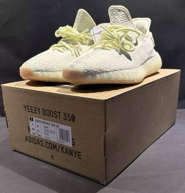 Adidas Yeezy Boost 350 V2 Butter F36980 Kanye West Uk 8.5 New Rare Sold Out