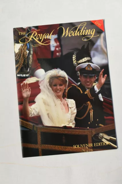 THE DUKE AND DUCHESS OF YORK ROYAL WEDDING 1986 Souvenir Booklet