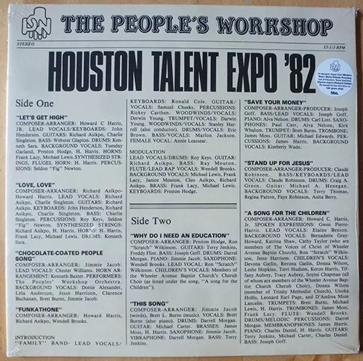 33t LP THE PEOPLE'S WORKSHOP : Houston Talent Expo '82 - jazz funk disco boogie