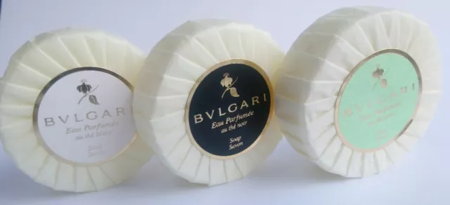 Bvlgari Eau Parfumee au the Blanc/Vert/Noir Soap 50g set of 3