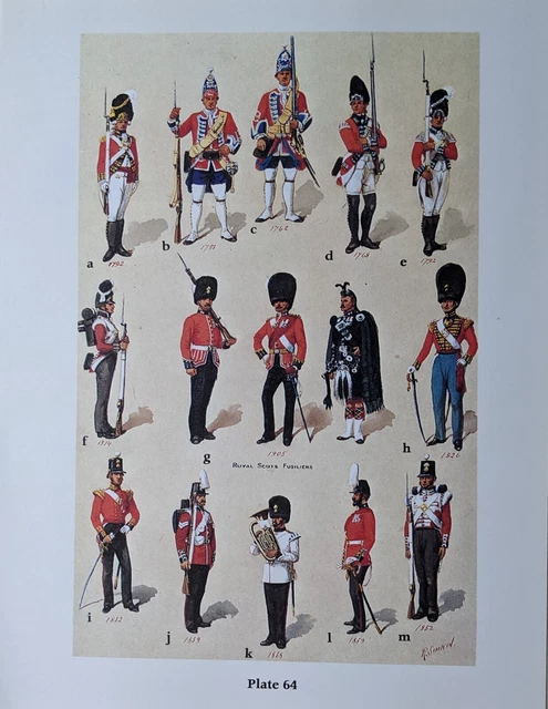 MILITARE ESERCITO BRITANNICO Fanteria Uniforme Stampa Reale Artiglieria