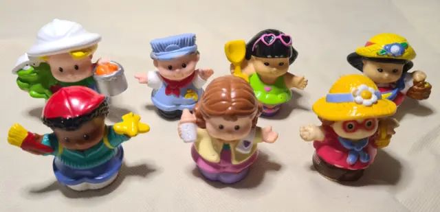 Mattel Fisher Price Little People Bulk Lot x 7 - GC