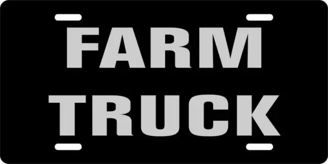 License Plate FARM TRUCK Auto Truck car tag Aluminum