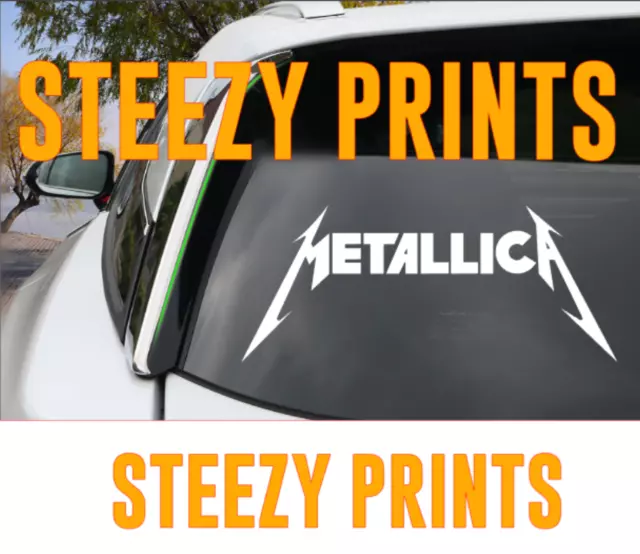 Metallica M Decal / Sticker 12
