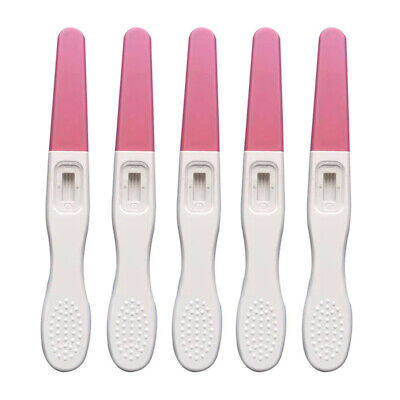 5 piezas tiras reactivas de embarazo temprano palo orina mujeres HCG kits de pluma de prueba temprana hF