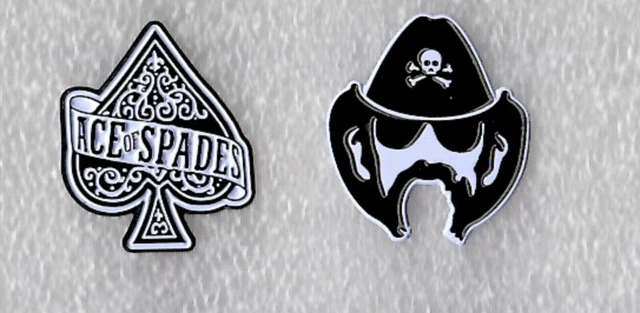 Pin's Motorhead Lemmy – Ace Of Spades – Badge Métal Neuf – Groupe Rock Britannique