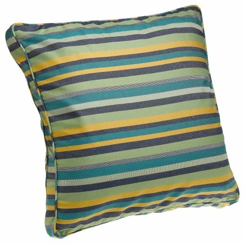 TOMMY HILFIGER boxed EURO SHAM  ~ DHARMA STRIPES  green navy teal gold NWT