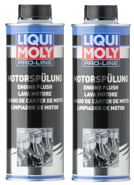 2X LIQUI MOLY 2427 Pro-Line Lavaggio Motore Pulitore Motore