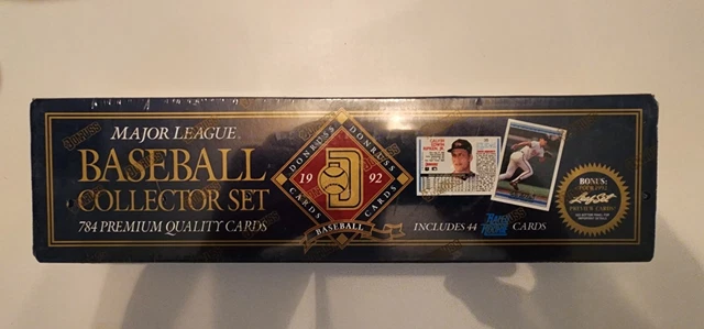 FACTORY SEALED VTG Donruss 1992 MLB Baseball Collector Set Box 784 Trading Cards