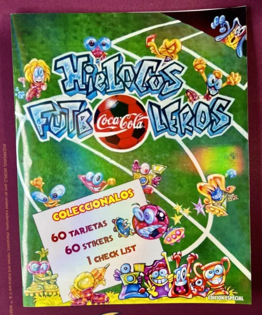 Crazy Bones Gogos 1997-1998 HIELOCOS FUTBOL COCA-COLA Generic Album SEE PICTURES