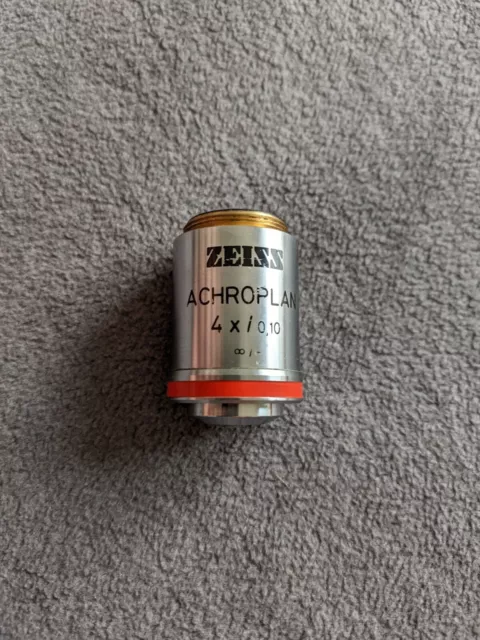 Zeiss Mikroskop Objektiv Achroplan 4x/0,10 (440020)