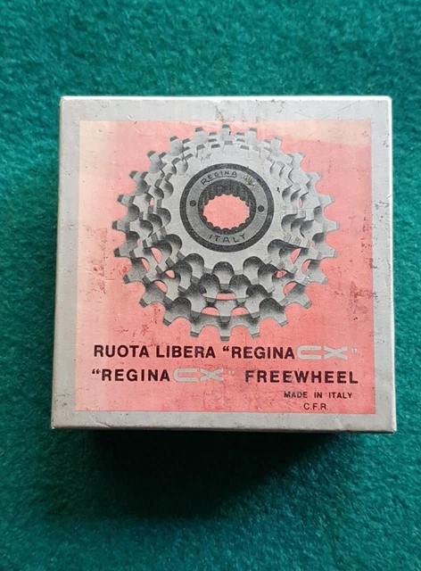 Regina cx corse 6 velocità.Pacco pignoni bici corsa epoca vintage anni 80 nos.