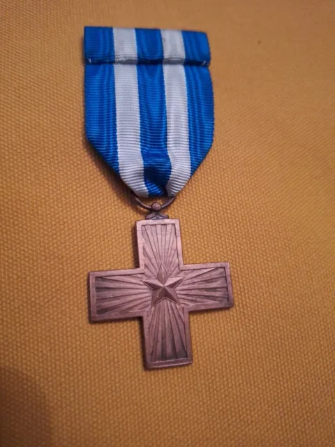 Medaglia - Croce Al Merito Di Guerra - Con Distintivo Gladio N 3