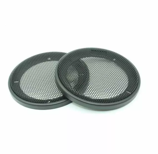 Pair 4" 100mm Speaker Grills Covers Decoration Round Car Caravan Home Universal