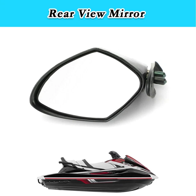 Specchietto retrovisore sinistro ABS nero moto adatto per Yamaha VX Deluxe 2005-2009 2006