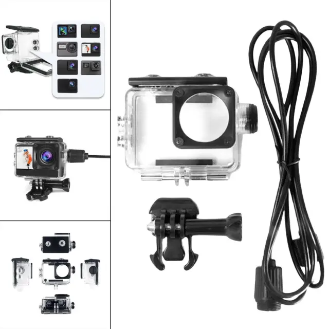 Action Video Cameras Waterproof Housing Case, Protective Bracket Accessories